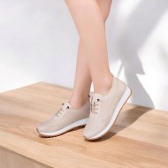 Bayan  Günlük Ortopedik Ayakkabı 7012 Krem