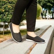 Kadın Ortopedik Siyah Ayakkabı