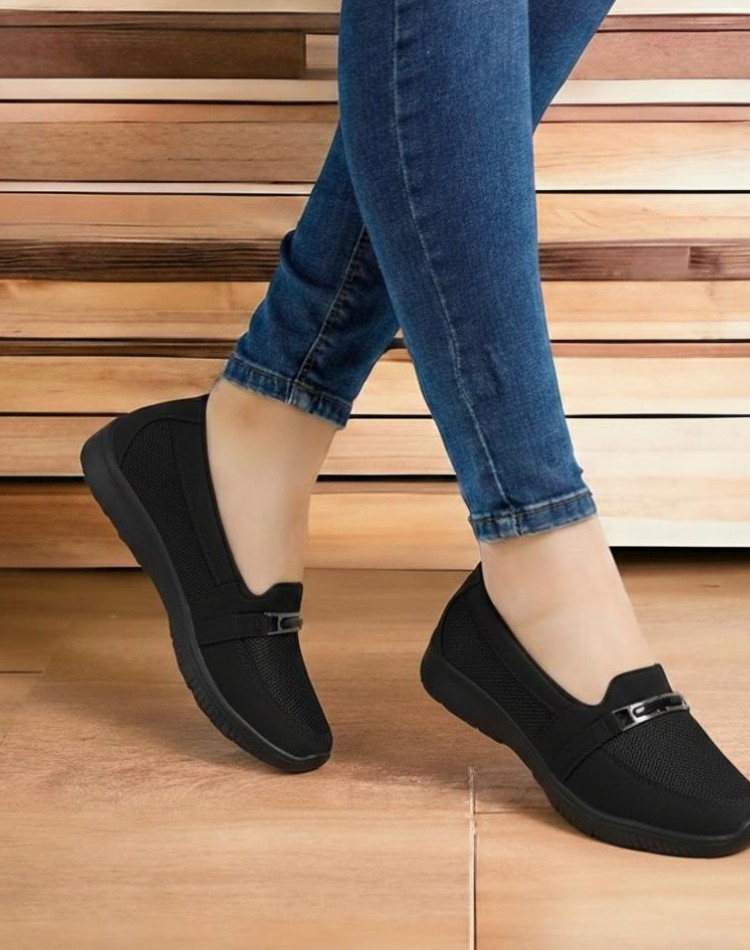 Doktor Tavsiyeli Ortopedik Ayakkabı Siyah Siyah