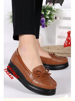 Bayan Günlük  Ortopedik Kahve Ayakkabı 