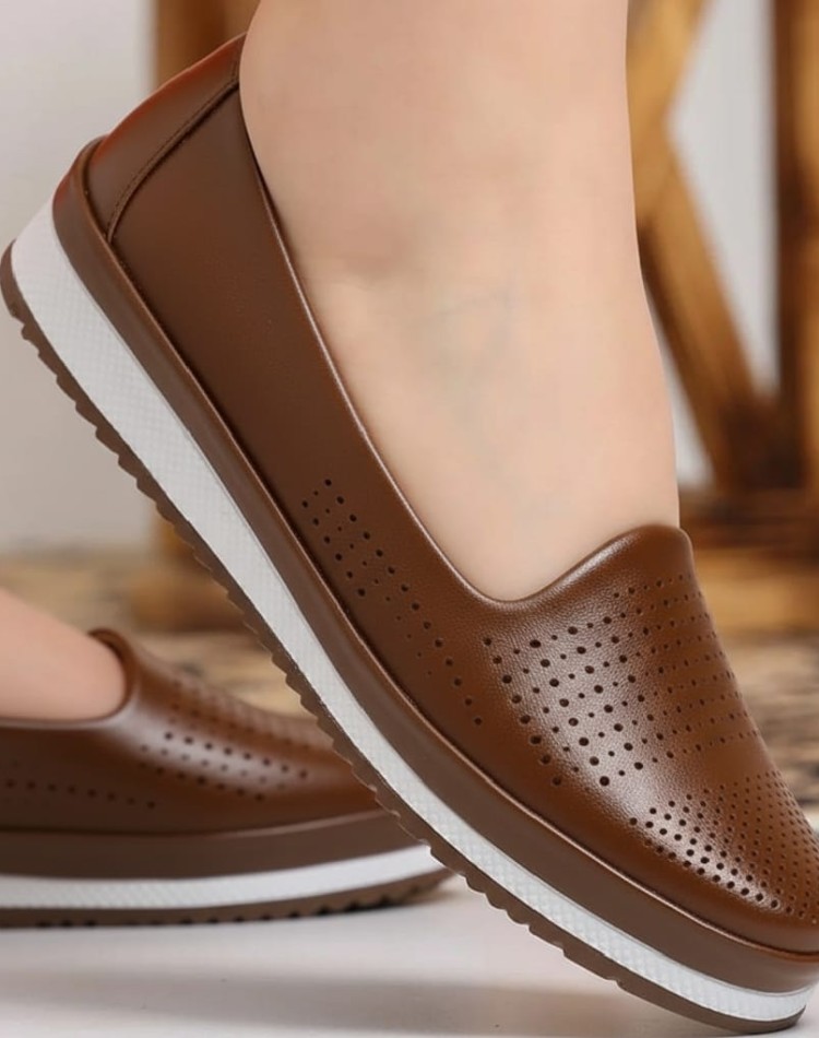 Tam Ortopedik Çok Hafif  Bayan Günlük  Kahve