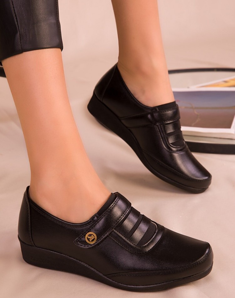 Ortopedik Kadın Ayakkabı Siyah 2065