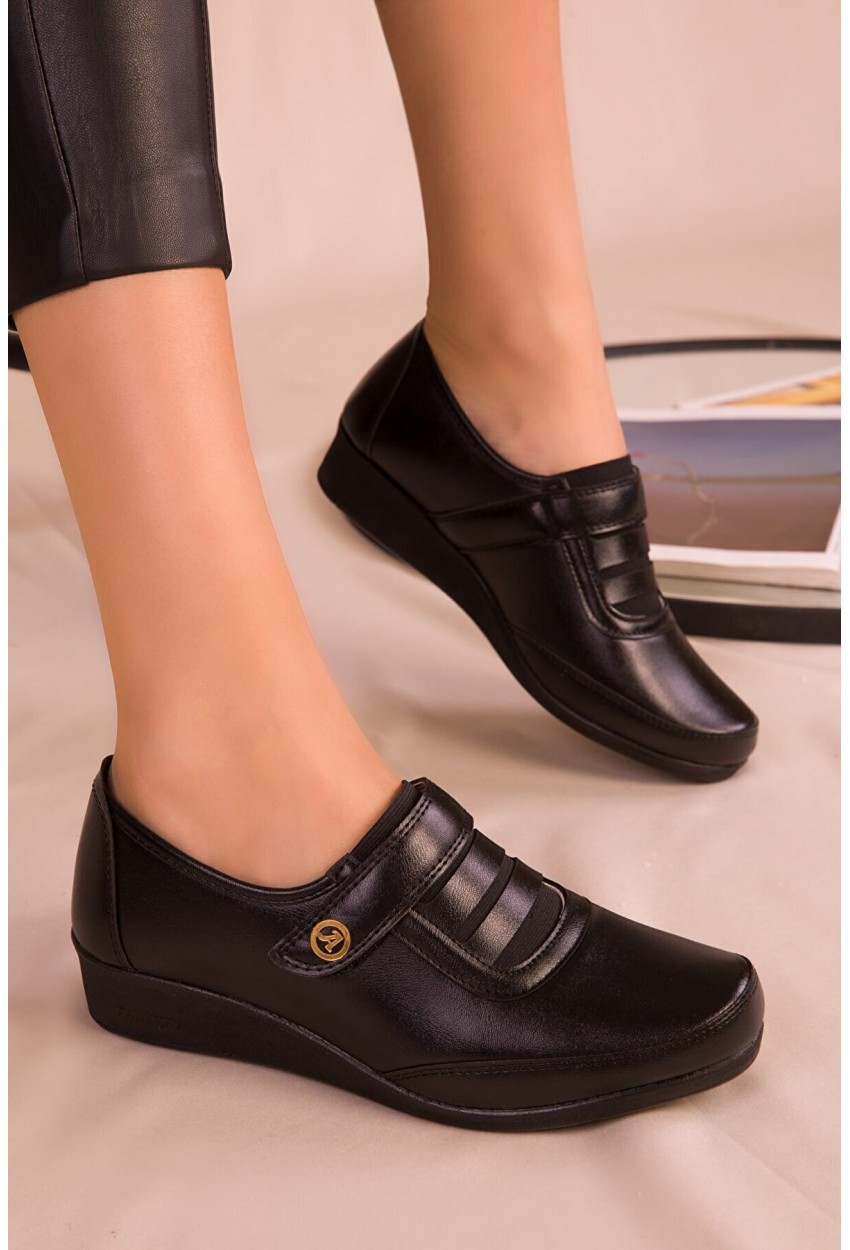  Ortopedik Kadın Ayakkabı Siyah 2065