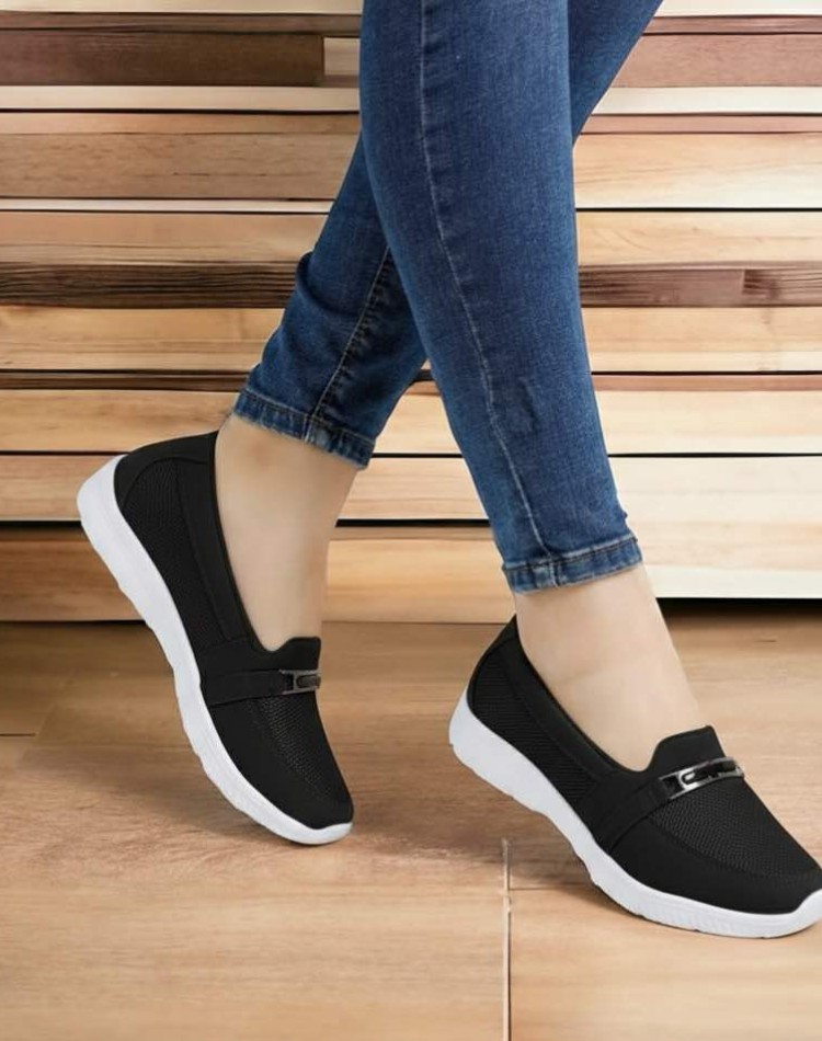 Doktor Tavsiyeli Full Ortopedik Ayakkabı Siyah Beyaz