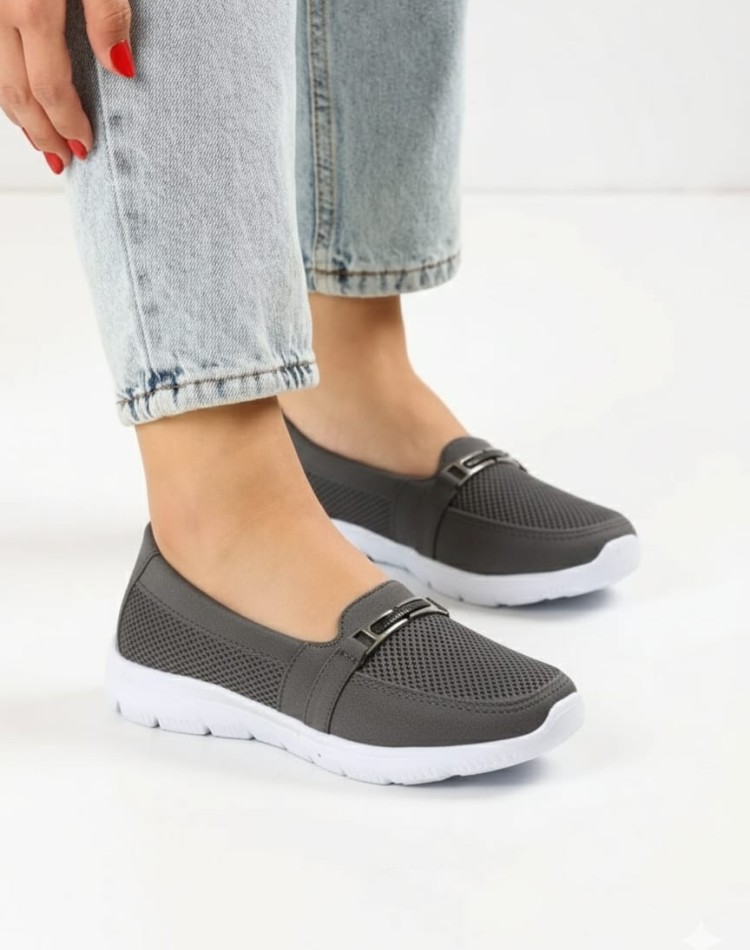 Doktor Tavsiyeli Ortopedik Ayakkabı Gri