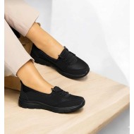 Full  Ortopedik Bayan Ayakkabı Siyah  Siyah